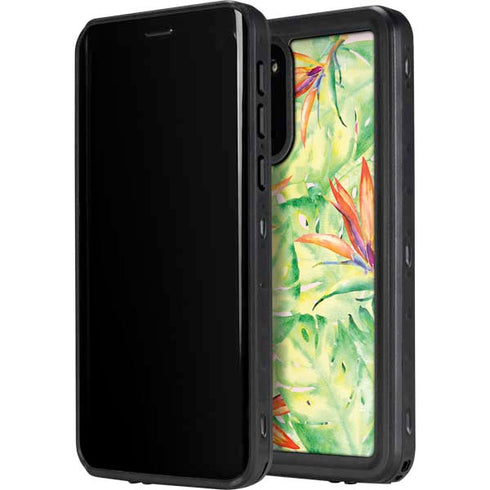 Floral Tropics Galaxy S20 Plus Waterproof Case