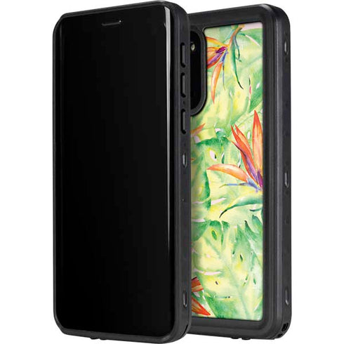 Floral Tropics Galaxy S20 Waterproof Case