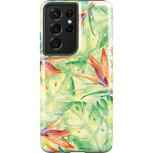 Floral Tropics Galaxy S21 Ultra 5G Pro Case