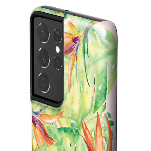 Floral Tropics Galaxy S21 Ultra 5G Pro Case