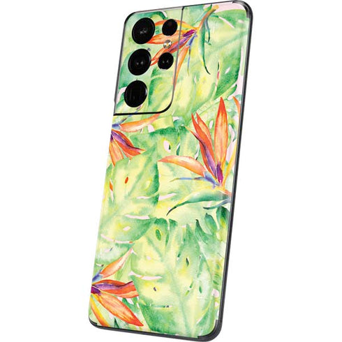 Floral Tropics Galaxy S21 Ultra 5G Skin
