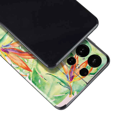 Floral Tropics Galaxy S21 Ultra 5G Skin