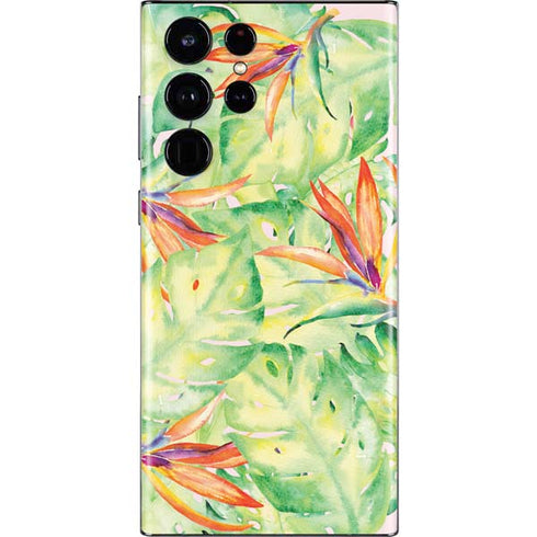 Floral Tropics Galaxy S22 Ultra Skin