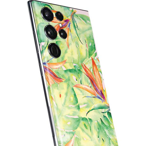 Floral Tropics Galaxy S22 Ultra Skin