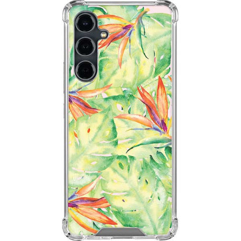 Floral Tropics Galaxy S23 FE Clear Case
