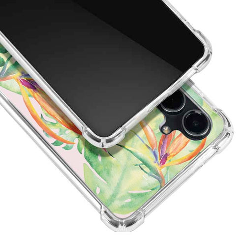 Floral Tropics Galaxy S23 FE Clear Case