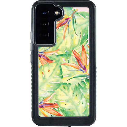 Floral Tropics Galaxy S23 Plus Waterproof Case