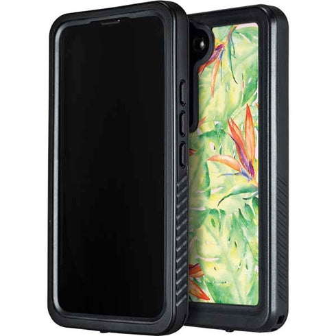 Floral Tropics Galaxy S23 Plus Waterproof Case