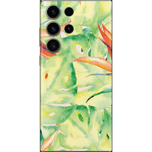 Floral Tropics Galaxy S23 Ultra Skin