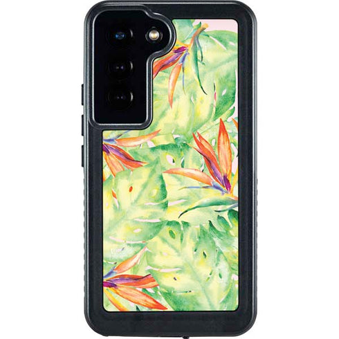 Floral Tropics Galaxy S23 Waterproof Case