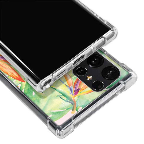 Floral Tropics Galaxy S24 Ultra Clear Case