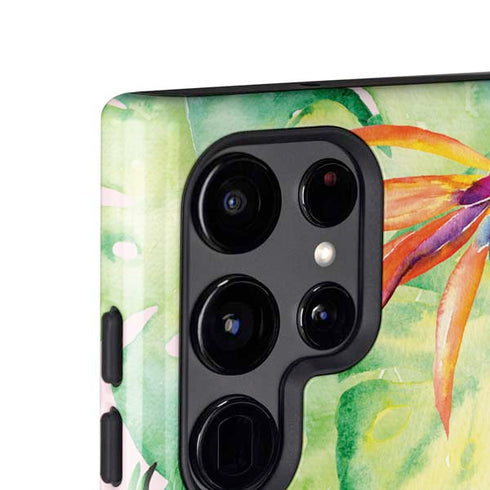 Floral Tropics Galaxy S24 Ultra Impact Case