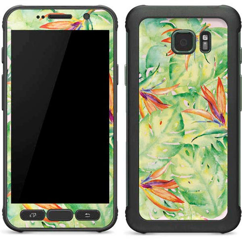 Floral Tropics Galaxy S7 Active Skin