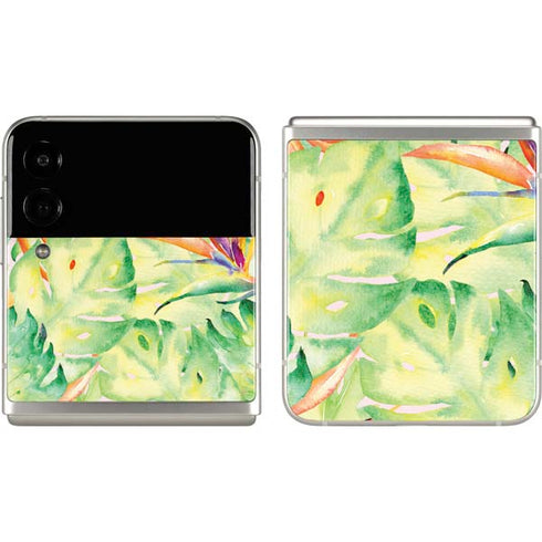 Floral Tropics Galaxy Z Flip3 5G Skin