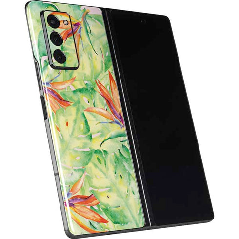 Floral Tropics Galaxy Z Fold2 5G Skin