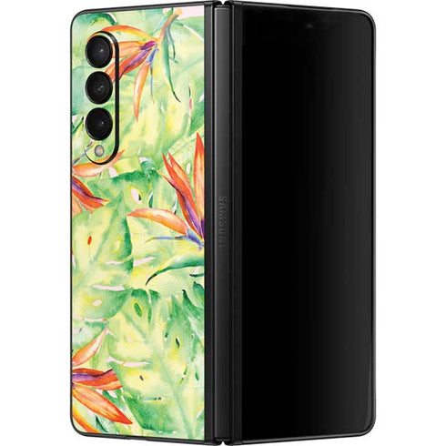 Floral Tropics Galaxy Z Fold3 5G Skin