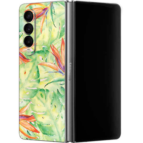 Floral Tropics Galaxy Z Fold4 5G Skin