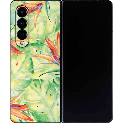 Floral Tropics Galaxy Z Fold4 5G Skin