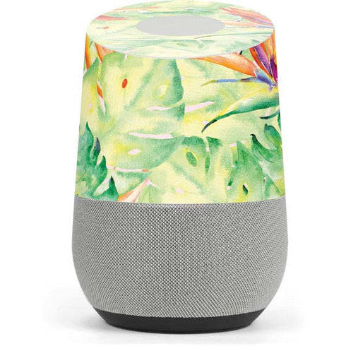 Floral Tropics Google Home Skin