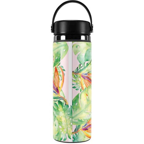 Floral Tropics Hydro Flask 20oz Wide Mouth Skin