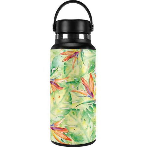 Floral Tropics Hydro Flask 32oz Wide Mouth Skin