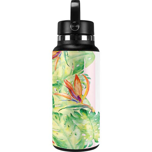 Floral Tropics Hydro Flask 32oz Wide Mouth Skin
