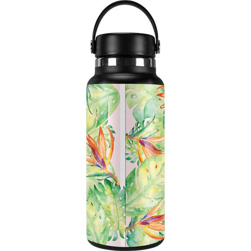 Floral Tropics Hydro Flask 32oz Wide Mouth Skin