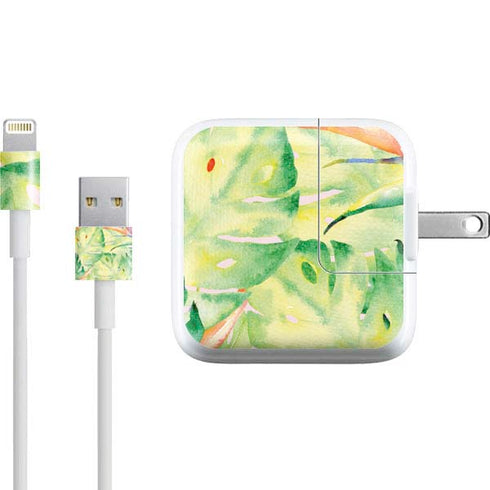 Floral Tropics iPad Charger (10W USB) Skin
