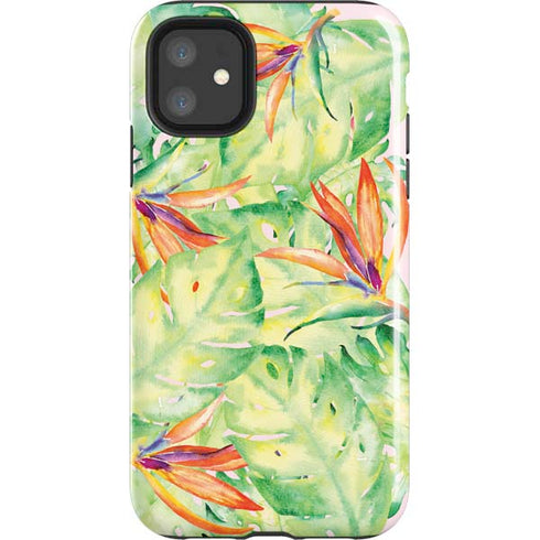 Floral Tropics iPhone 11 Impact Case