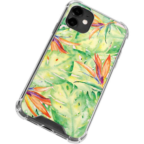 Floral Tropics iPhone 12 Clear Case