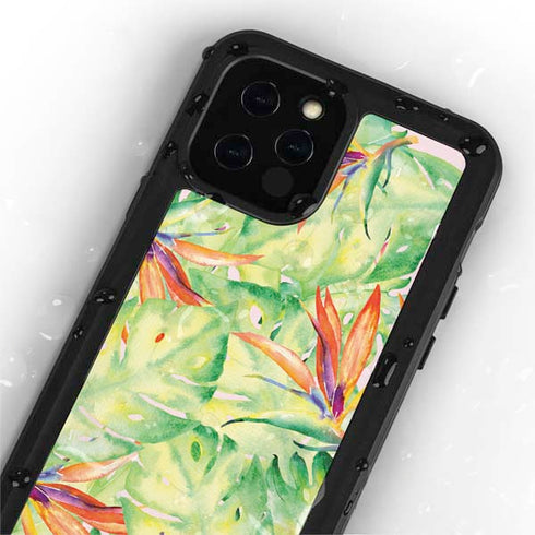 Floral Tropics iPhone 12 Pro Waterproof Case