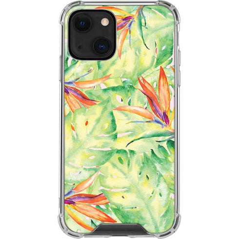 Floral Tropics iPhone 13 Mini Clear Case