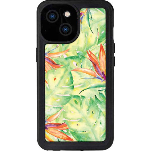 Floral Tropics iPhone 13 Mini Waterproof Case