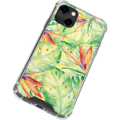 Floral Tropics iPhone 14 Clear Case
