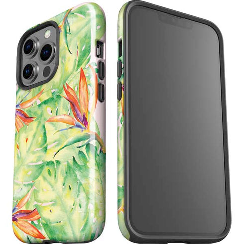 Floral Tropics iPhone 14 Pro Impact Case