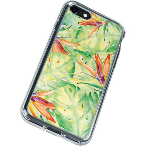 Floral Tropics iPhone SE (2nd & 3rd Gen) Clear Case