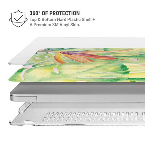 Floral Tropics MacBook Air 15in (2023-2025) Case plus Skin