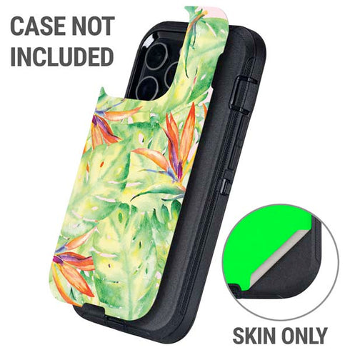 Floral Tropics Otterbox Defender iPhone Skin