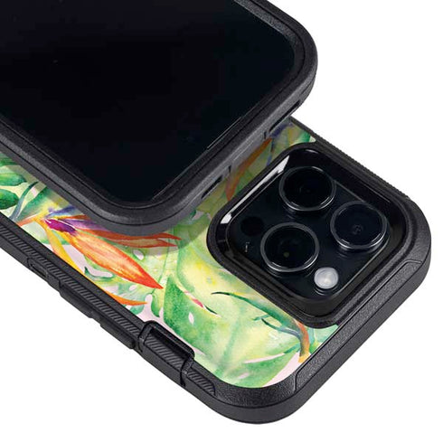 Floral Tropics Otterbox Defender iPhone Skin