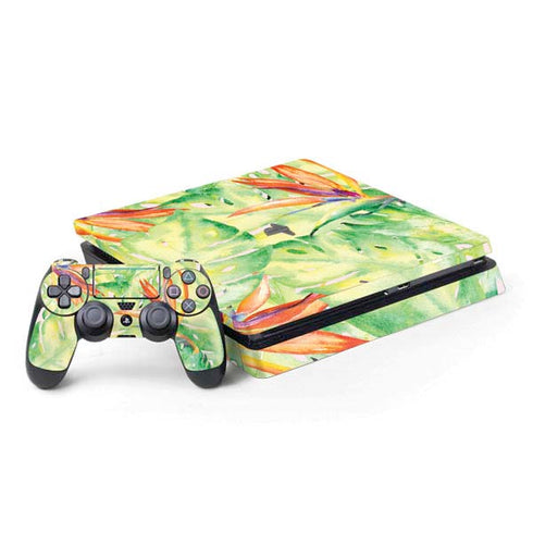 Floral Tropics PS4 Slim Bundle Skin