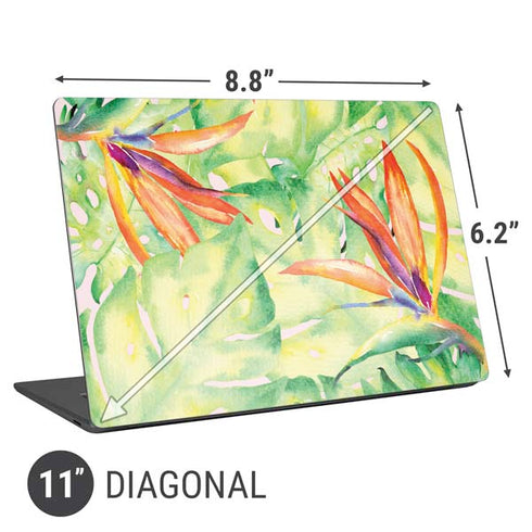 Floral Tropics Universal Laptop 11in (8.8 x 6.2in) Skin