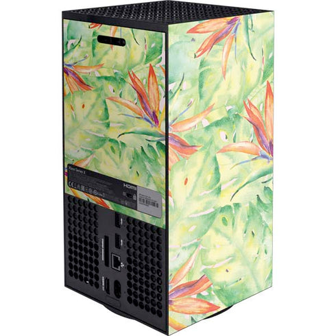 Floral Tropics Xbox Series X Console Skin