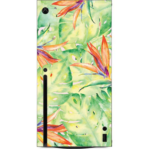 Floral Tropics Xbox Series X Console Skin