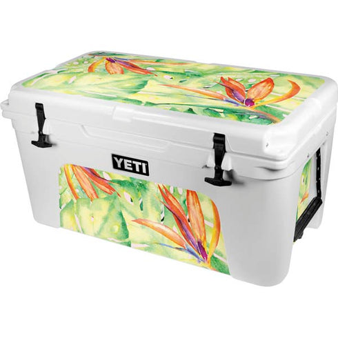 Floral Tropics YETI Tundra 65 Hard Cooler Skin