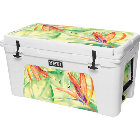 Floral Tropics YETI Tundra 75 Hard Cooler Skin