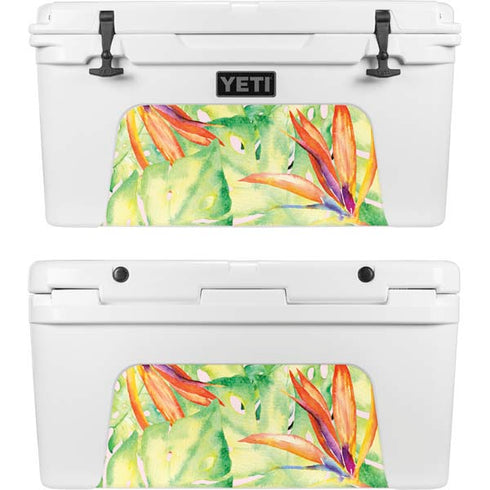Floral Tropics YETI Tundra 75 Hard Cooler Skin