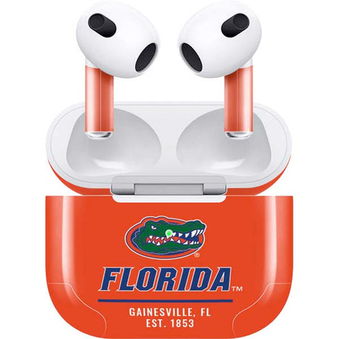 University of Florida Gainesville Est 1853 Apple AirPods (3rd Gen 2021) Skin