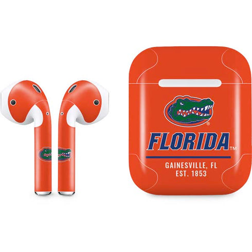 University of Florida Gainesville Est 1853 Apple AirPods Skin