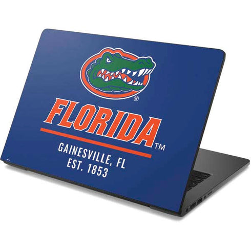 University of Florida Gainesville Est 1853 Blue Dell Chromebook Skin