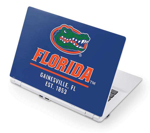 University of Florida Gainesville Est 1853 Blue Acer Chromebook Skin
